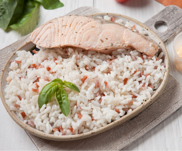 6872 Семга на пару с рисом ассорти Вкусляндия  - Вид №1