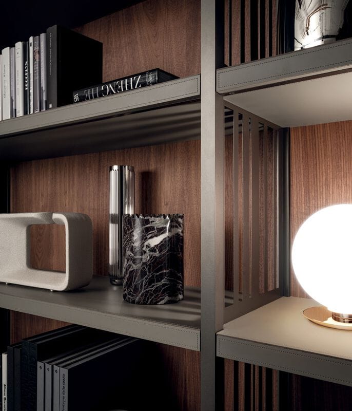 Деревянный отдельно стоящий книжный шкаф i 4 Mariani GRID ARCH-00037233 - Вид №4