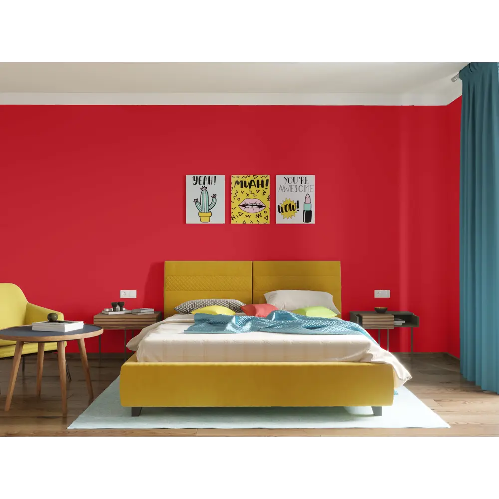 Краска для стен и потолков Trend Farbe цвет Ализариновый красный 50 мл Dufa STLM-2124166 - Вид №3