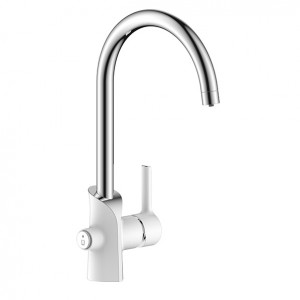 40-09L ELAT white  Смеситель для кухни  ARGO kran