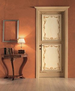 D1 Tifernoit Дверь, украшенная вручную Porte