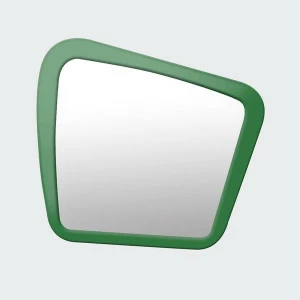Зеркало настенное среднее крашеное зеленое Woodi WOODI ДИЗАЙНЕРСКИЕ 00-3966432 Зеленый