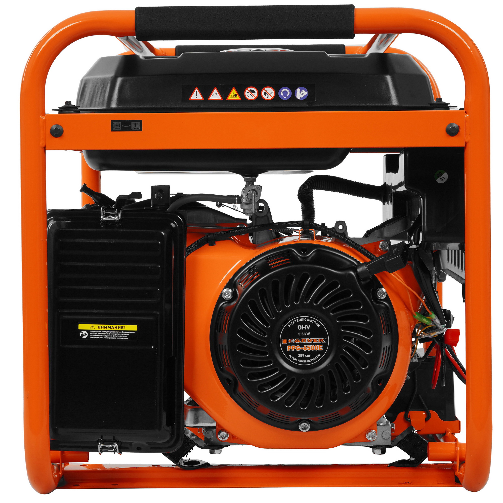 Электрогенератор   бензиновый Carver PPG-6500Е 1081882 STDN-0044078 - Вид №4