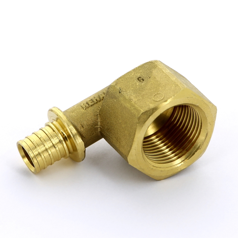 Угол надвижной В латунный REHAU 16x3/4" 137124 - Вид №1