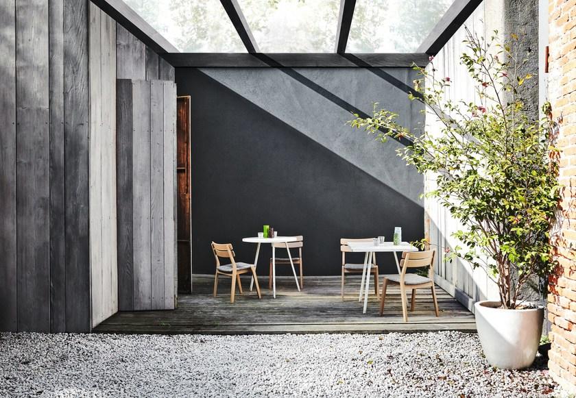 Very Wood Штабелируемый деревянный стул с открытой спинкой Frame sun-id-1445634 - Вид №9