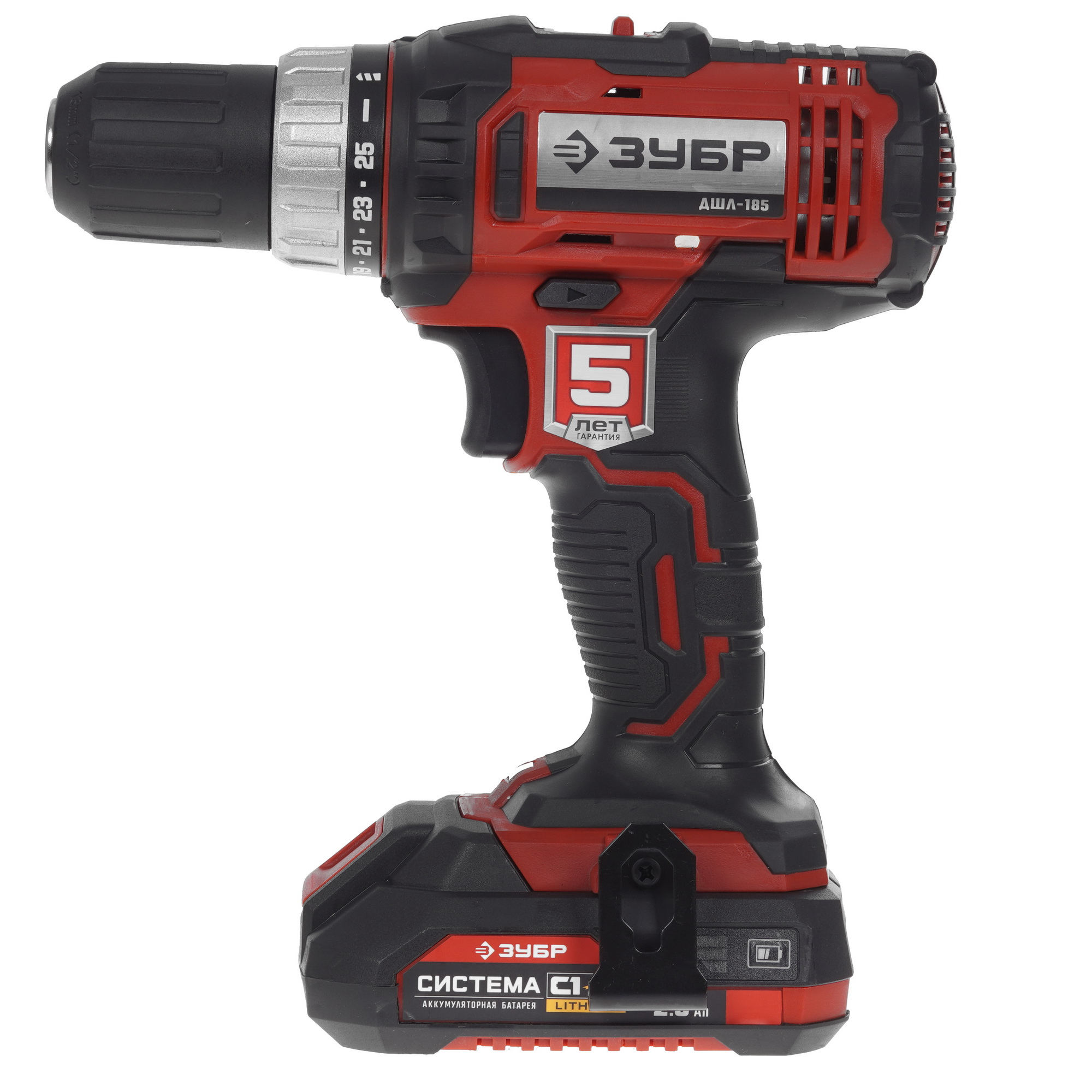 Дрель-шуруповерт Зубр ДШЛ-185-22 С1-18 18V 9909098 STDN-0124124