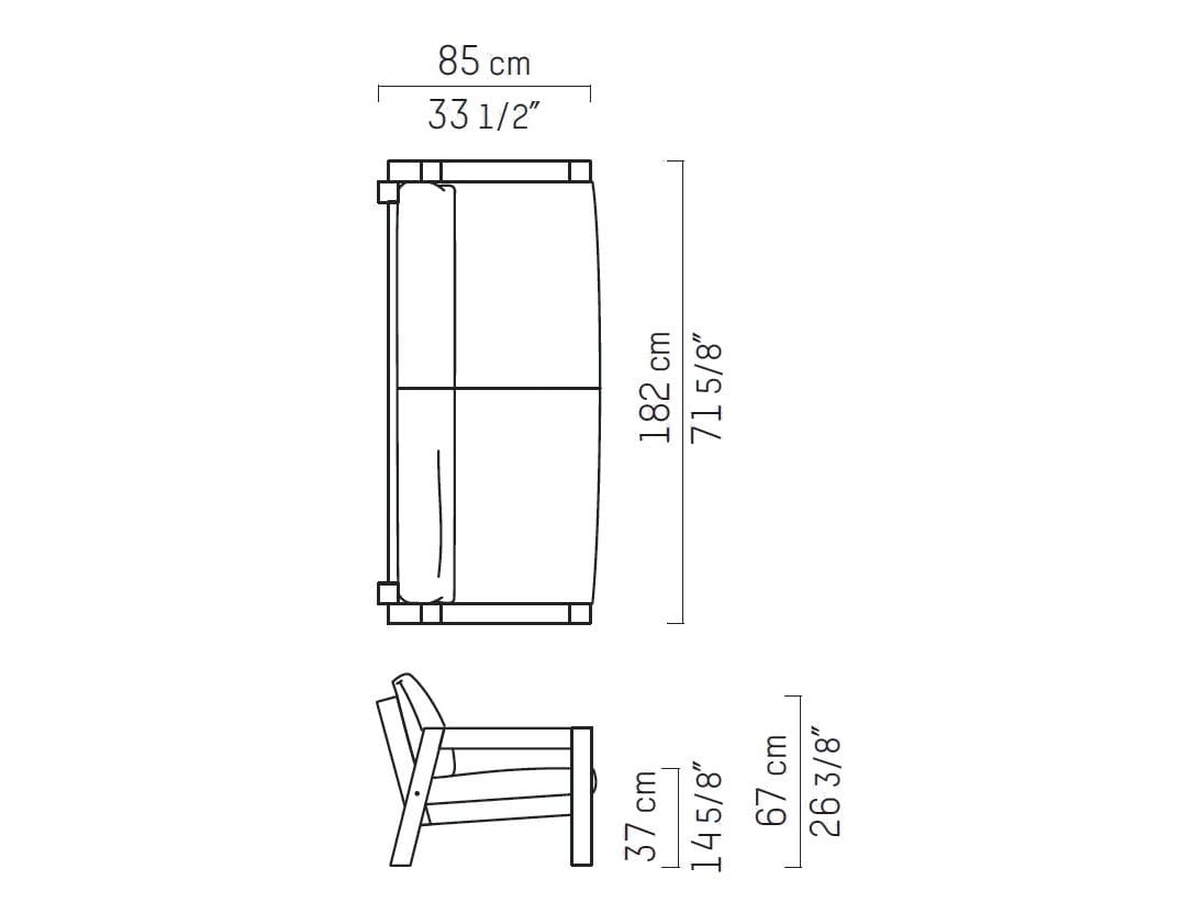 Деревянный садовый диван Piet Boon LARS outdoor ARCH-00116561 - Вид №3