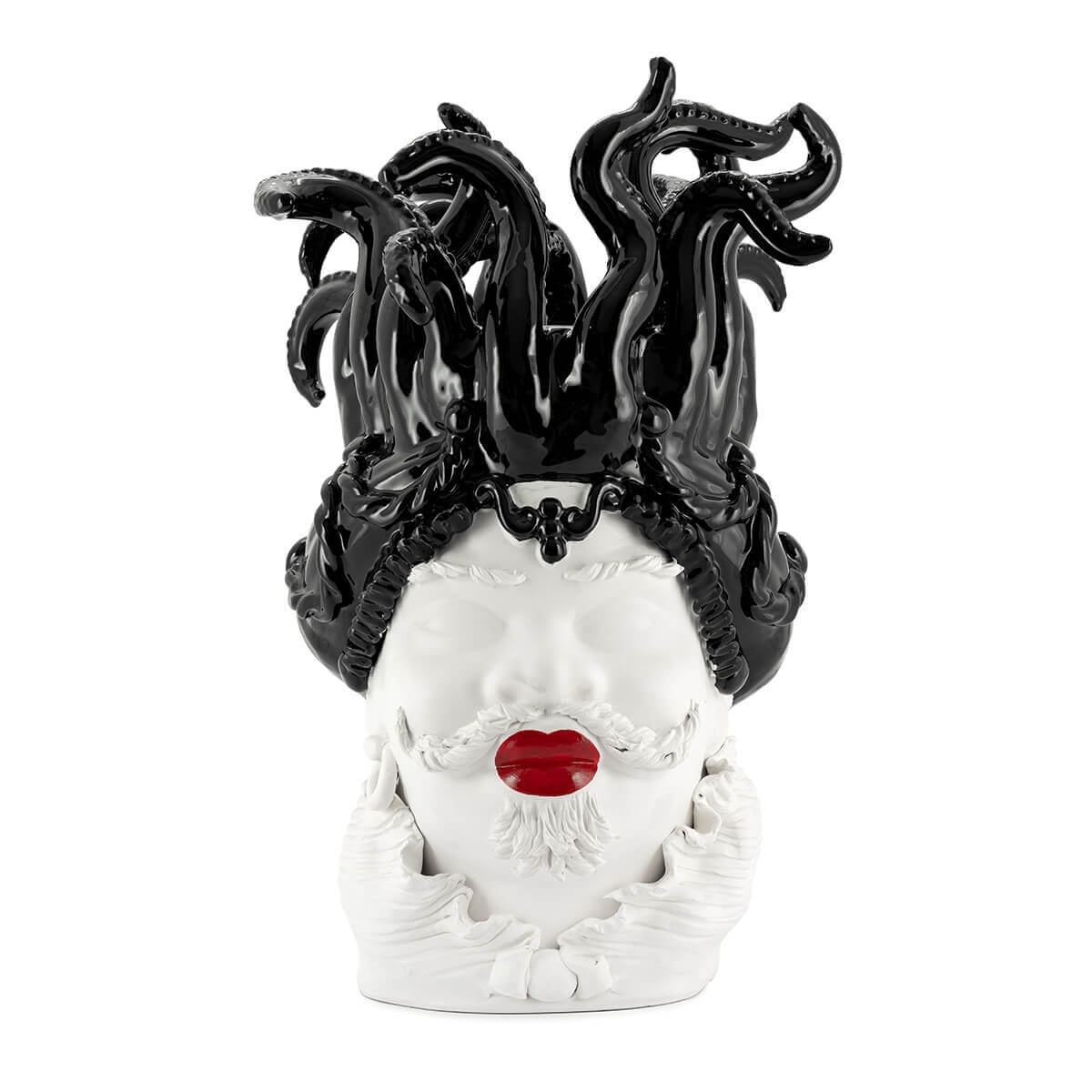 200997-90 ABHIKA ВАЗА MORO MAN TENTACLES BLACK 