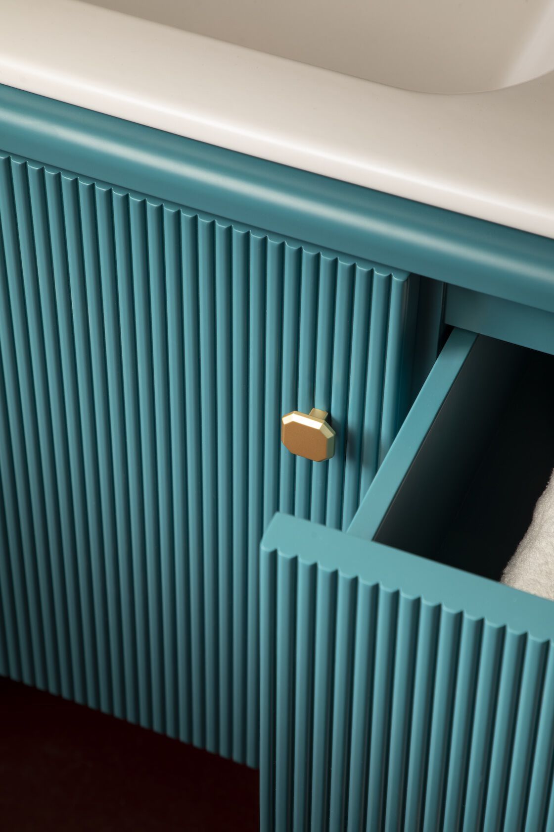 Напольный умывальник с зеркалом Gaia Mobili Contemporary ARCH-00081972 - Вид №4