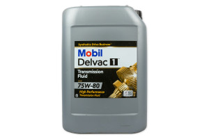 17416878 Трансмиссионное масло Delvac 1 Transmission Fluid 75W80 20 л 155220 MOBIL