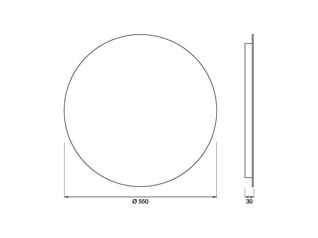 Круглое настенное зеркало для ванной комнаты CEADESIGN зеркала ARCH-00020376 - Вид №1
