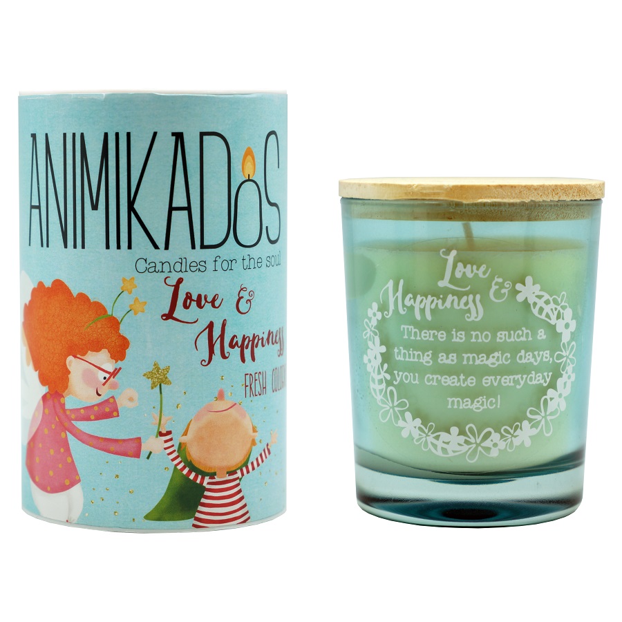 VV007HDAMGB Свеча ароматическая , animikados, love & happiness, 40 ч Ambientair 