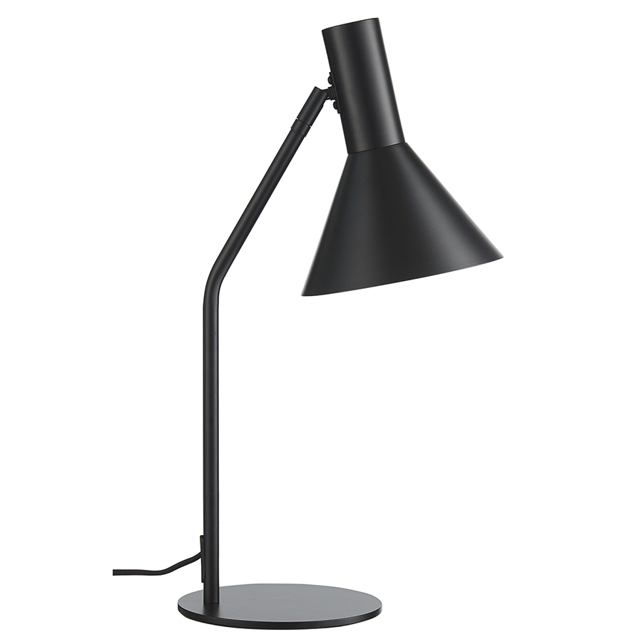 250965011 Лампа настольная lyss, 50х25хD18 см, черная матовая Frandsen  - Вид №6