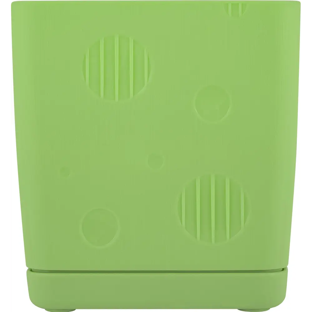 Горшок цветочный Engreen Microcosm 8x8x9 см v0.5 л пластик зеленый 85664742 STLM-2051925 INGREEN - Вид №1