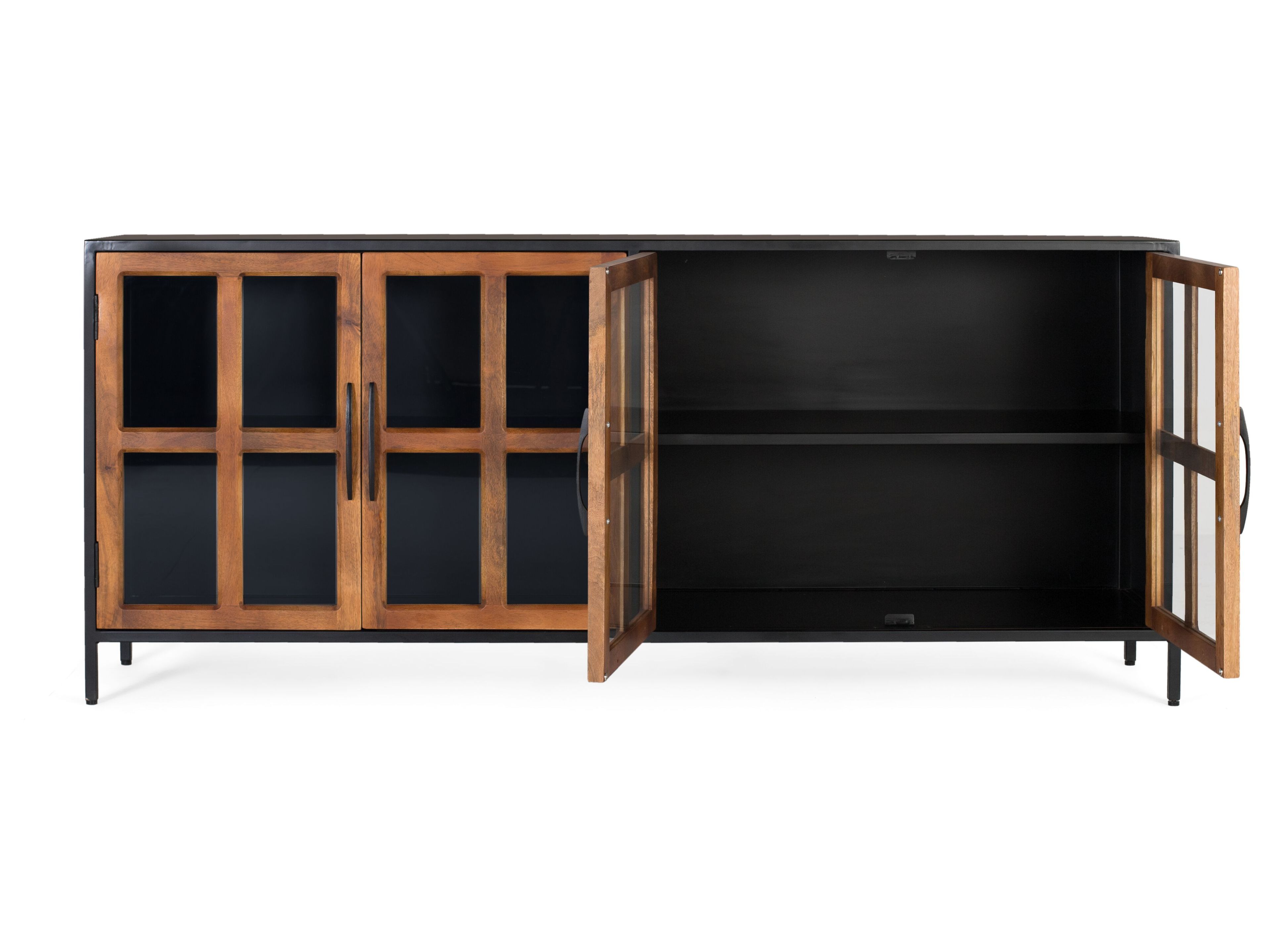 Шкаф из дерева и стекла с распашными дверями Giner y Colomer Berhampur ARCH-00092198 - Вид №2