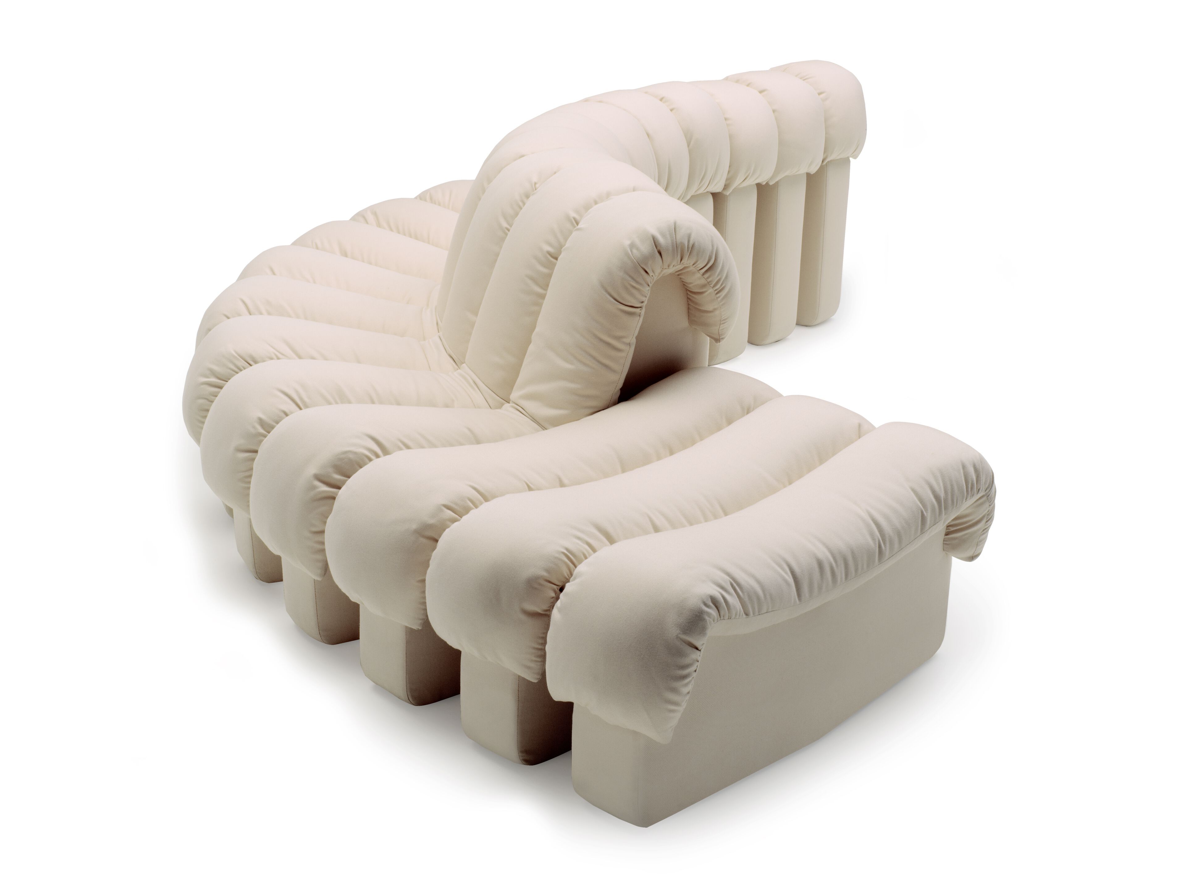 Модульный изогнутый садовый диван из ткани de Sede DS-600 ARCH-00080231