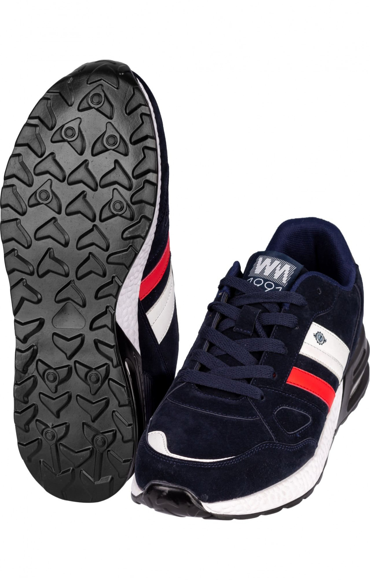 4957506 Кроссовки  Oceanic (сине-красные) WorkMax  Летняя обувь Santreyd 