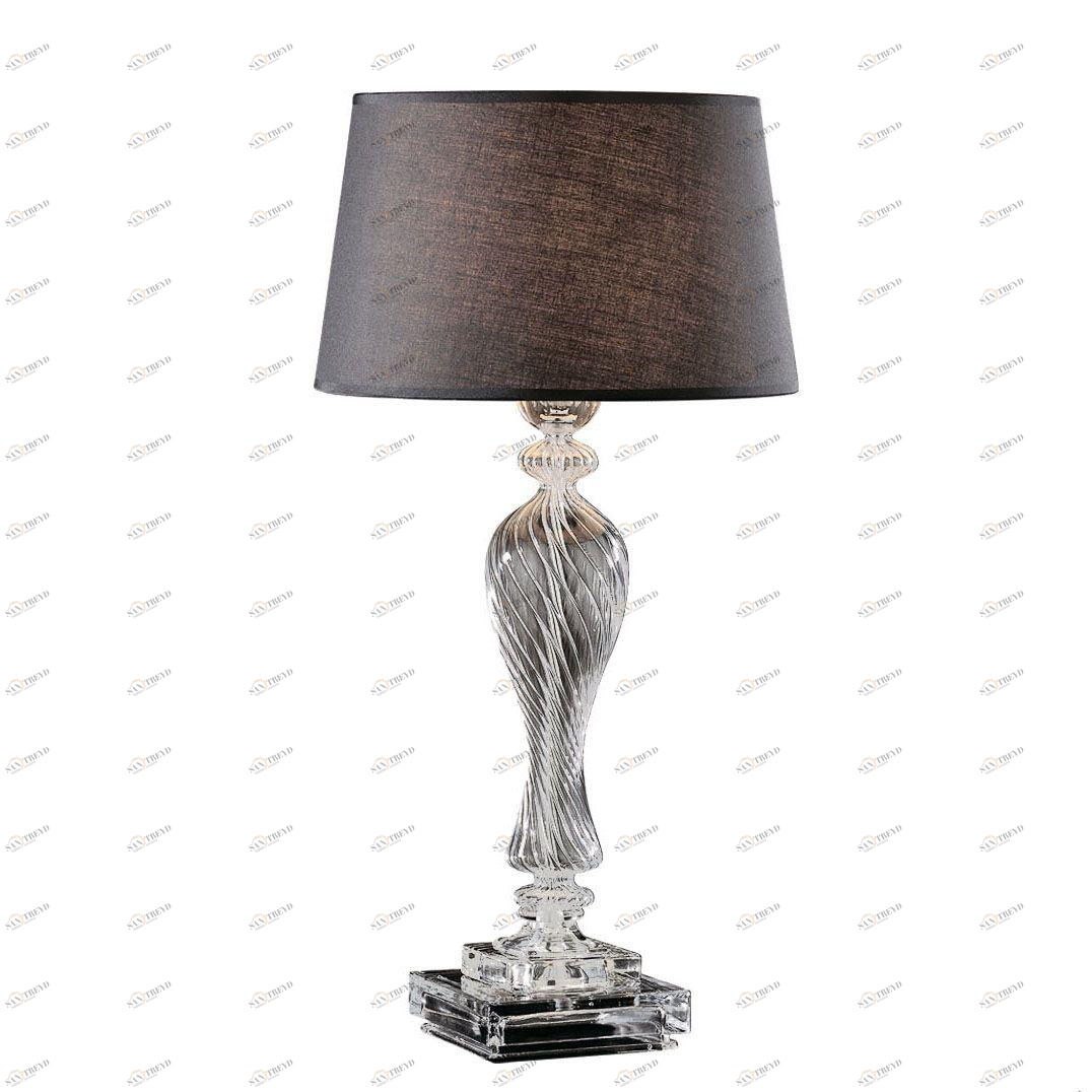 Настольная лампа Ideal Lux Voga TL1 Nero IDEAL LUX КЛАССИЧЕСКИЕ 080805 Прозрачный;черный 