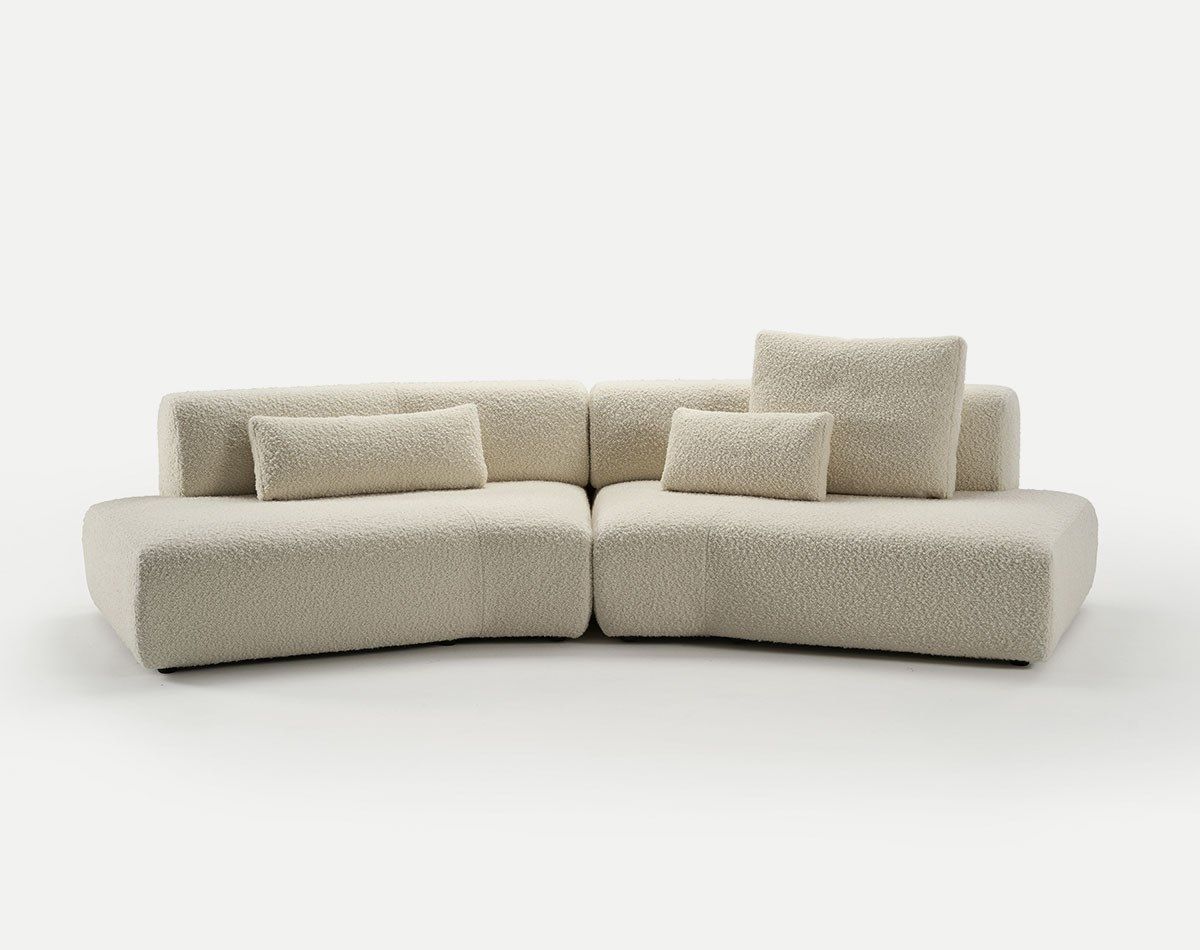 Изогнутый модульный диван из хлопка SANCAL ARCH-00047650 - Вид №9