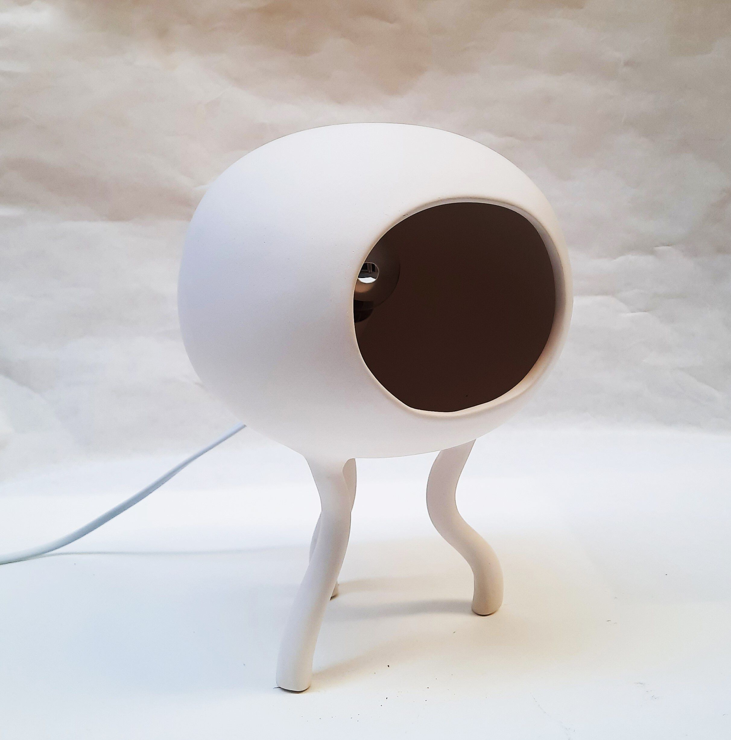 Керамическая светодиодная настольная лампа ручной работы ICI ET LÀ керамическое освещение ARCH-00132395 - Вид №3