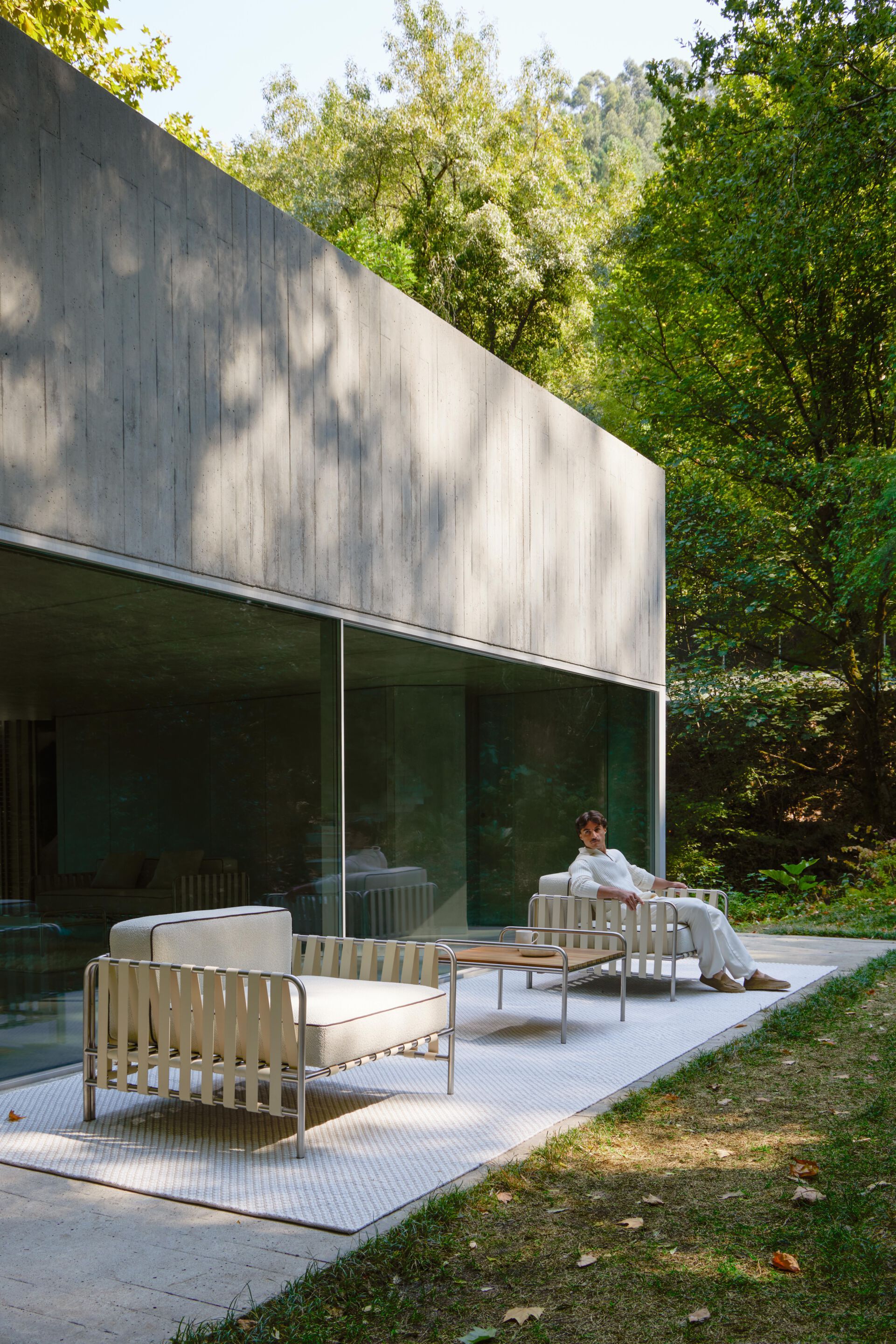 Высокий квадратный журнальный столик GANDIABLASCO Onsen ARCH-00150015 - Вид №4