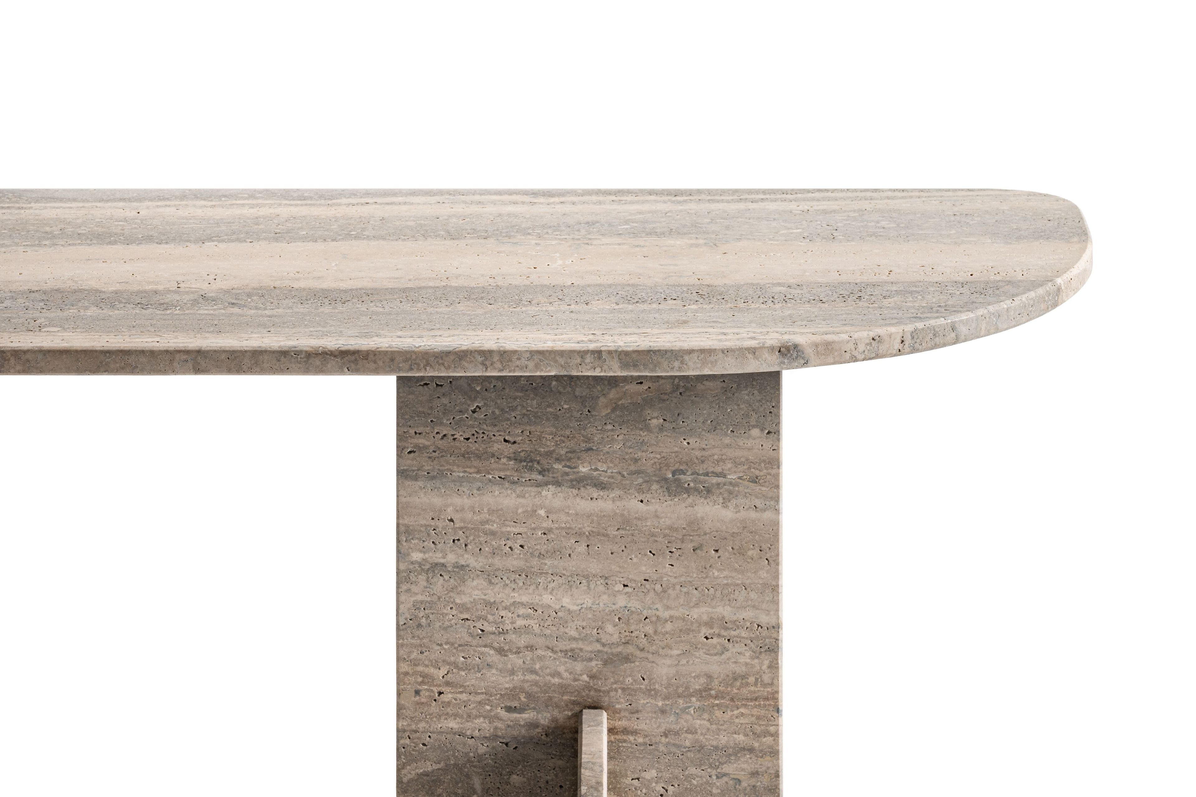 Каменный консольный стол Gallotti&Radice Кремень ARCH-00034788 - Вид №4