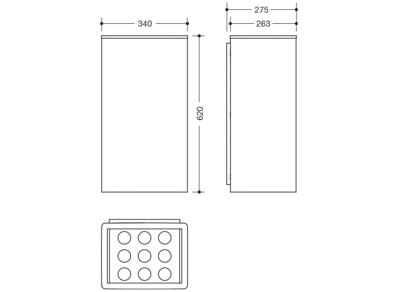 805.05.400 корзина для бумаг HEWI Universalprodukte  - Вид №2