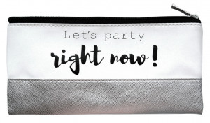 518897 Пенал-косметичка "", 21 х 10 см, серый Infolio Party