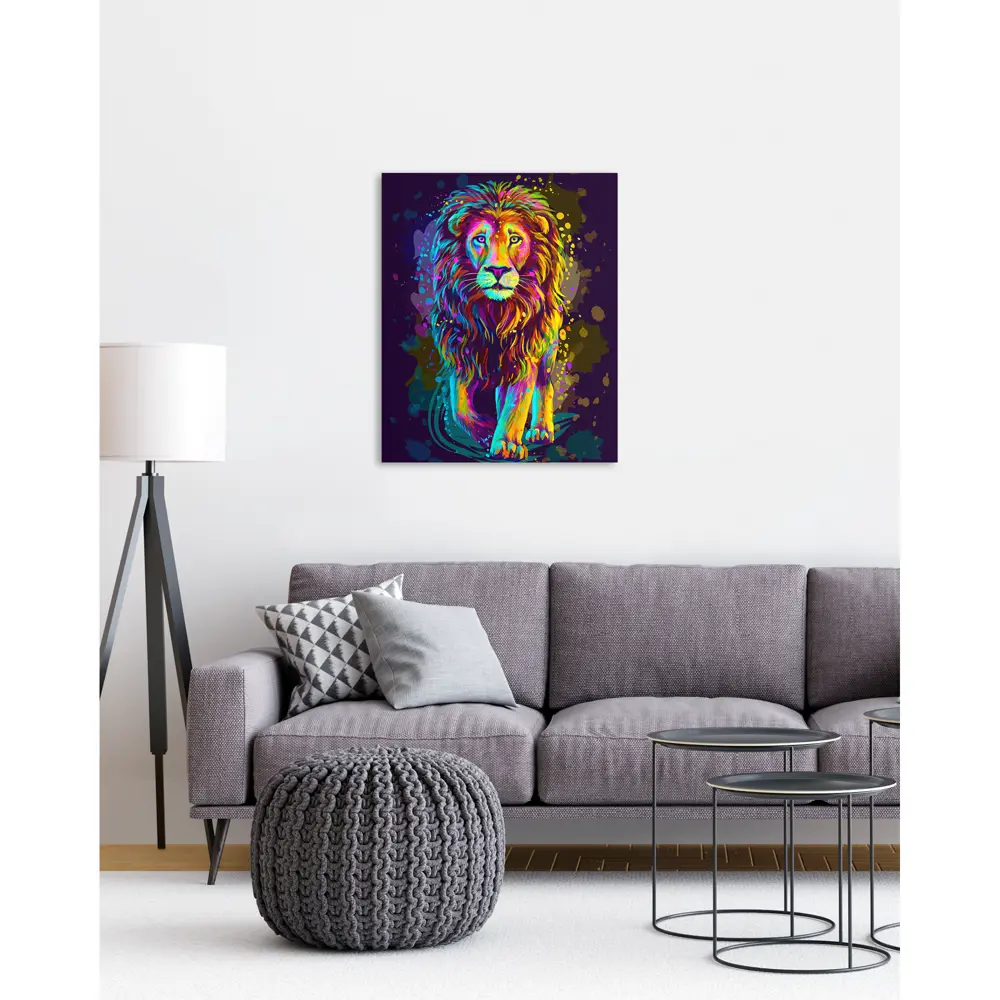 Картина на холсте Постер-лайн Лев 40x50 см STLM-2150865 - Вид №1