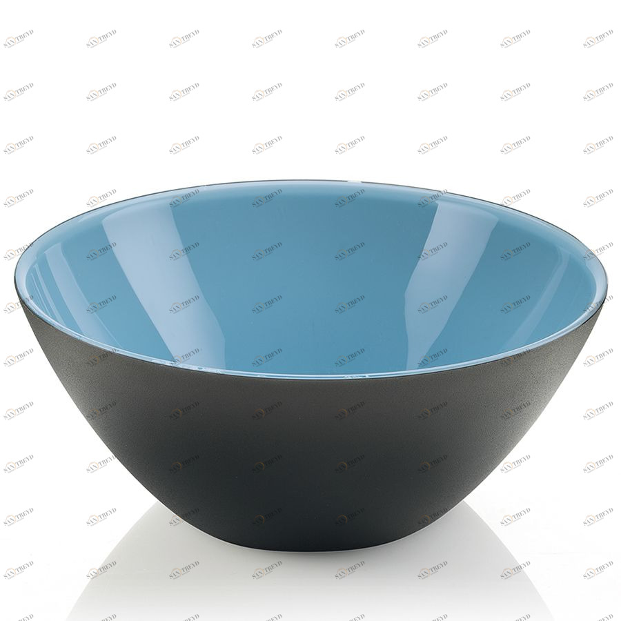 Салатница My Fusion Black 20 см голубая Guzzini 281420170