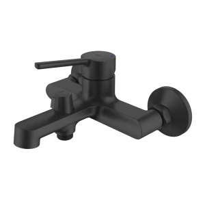 IDDIS Odda — матовый черный смеситель для ванны с керамическим картриджем 89348647