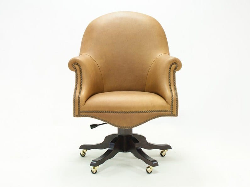 Офисное кресло с регулируемым по высоте кожаным подлокотником с 5 спицами CREARTE COLLECTIONS Gobernor Origins ARCH-00042664 - Вид №25