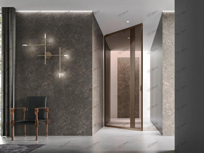 BLUINTERNI Поворотная стеклянная дверь Quadro-bilico sun-id-1478297