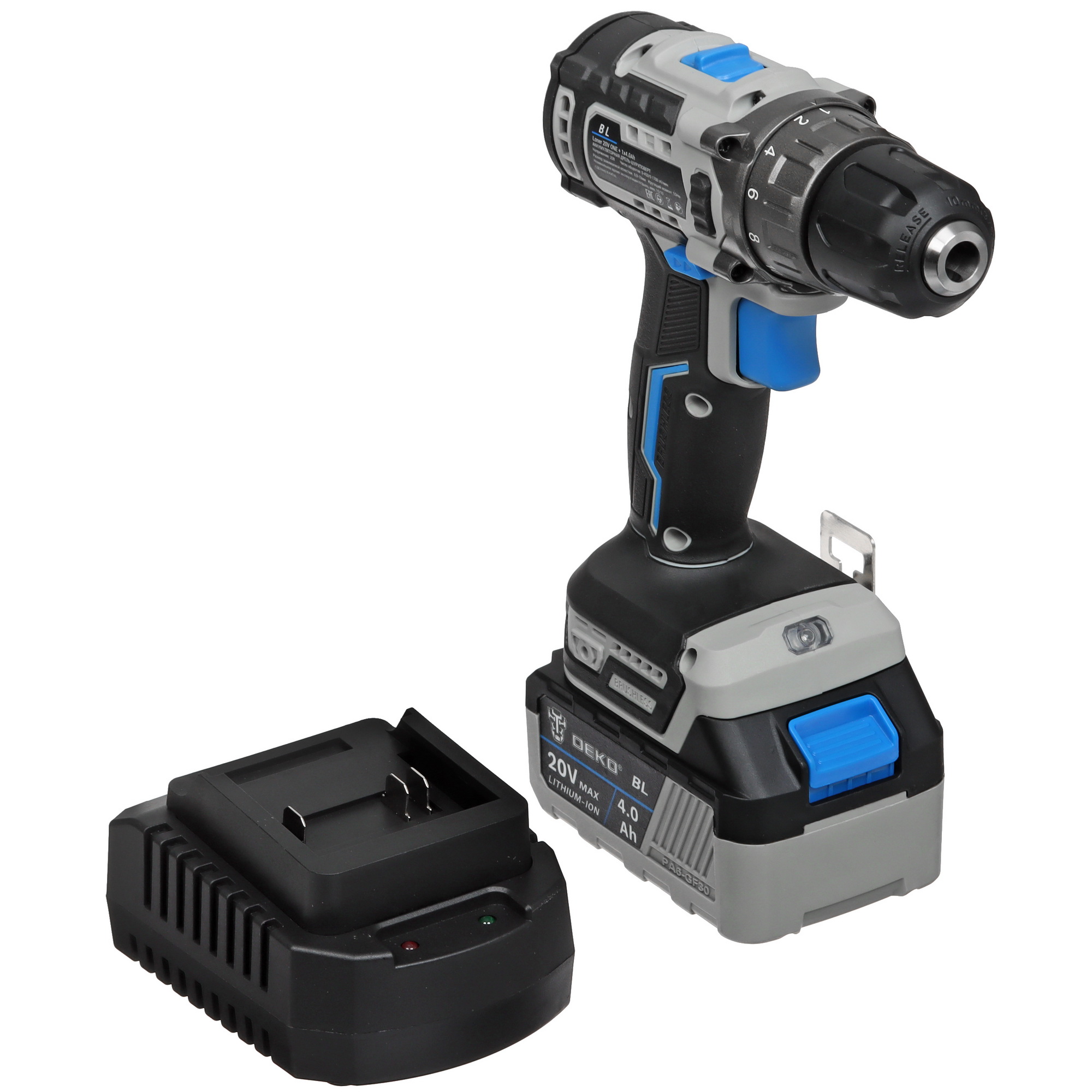 Дрель-шуруповерт DEKO Loner 20V ONE + UNV 20V 5463216 STDN-0106428 - Вид №1