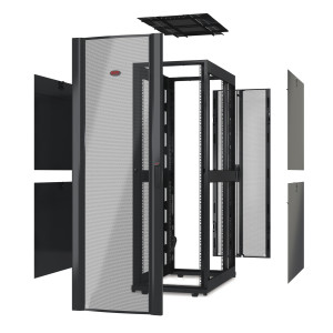 AR3307X617 Шкаф NetShelter SX 48U 600х1200мм, без боковых панелей и дверей, черный Schneider Electric