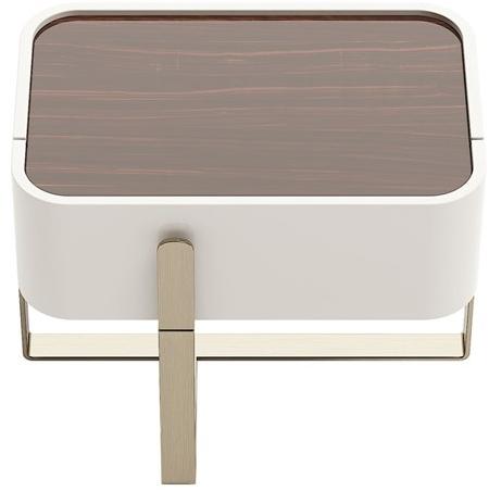 Capital Collection Прикроватная тумбочка из лакированной древесины с ящиками Eden sun-id-1401063 - Вид №2