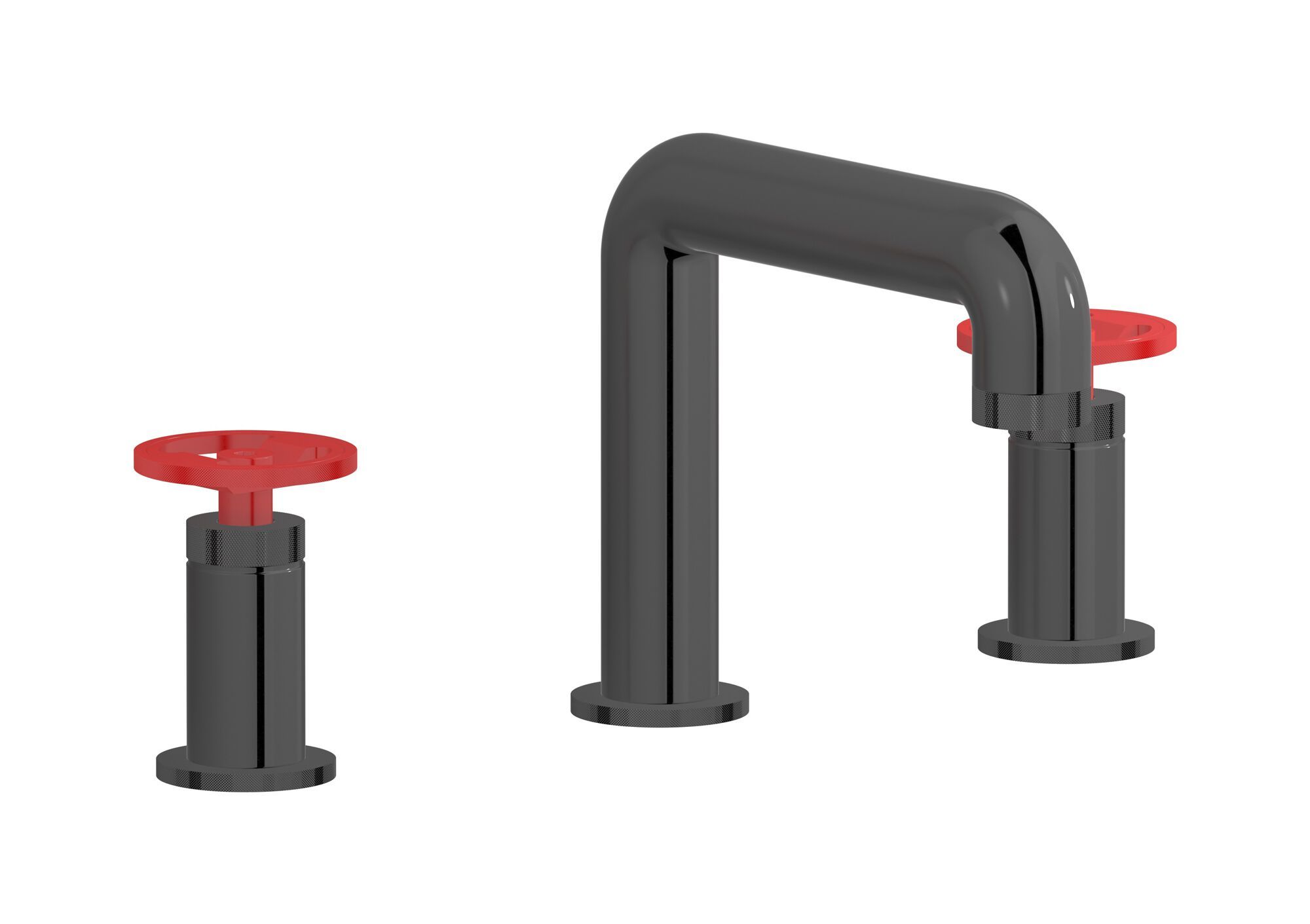 Смеситель для раковины с 3 отверстиями для пола с автоматическим сливом IB Bold ARCH-00060868 - Вид №4