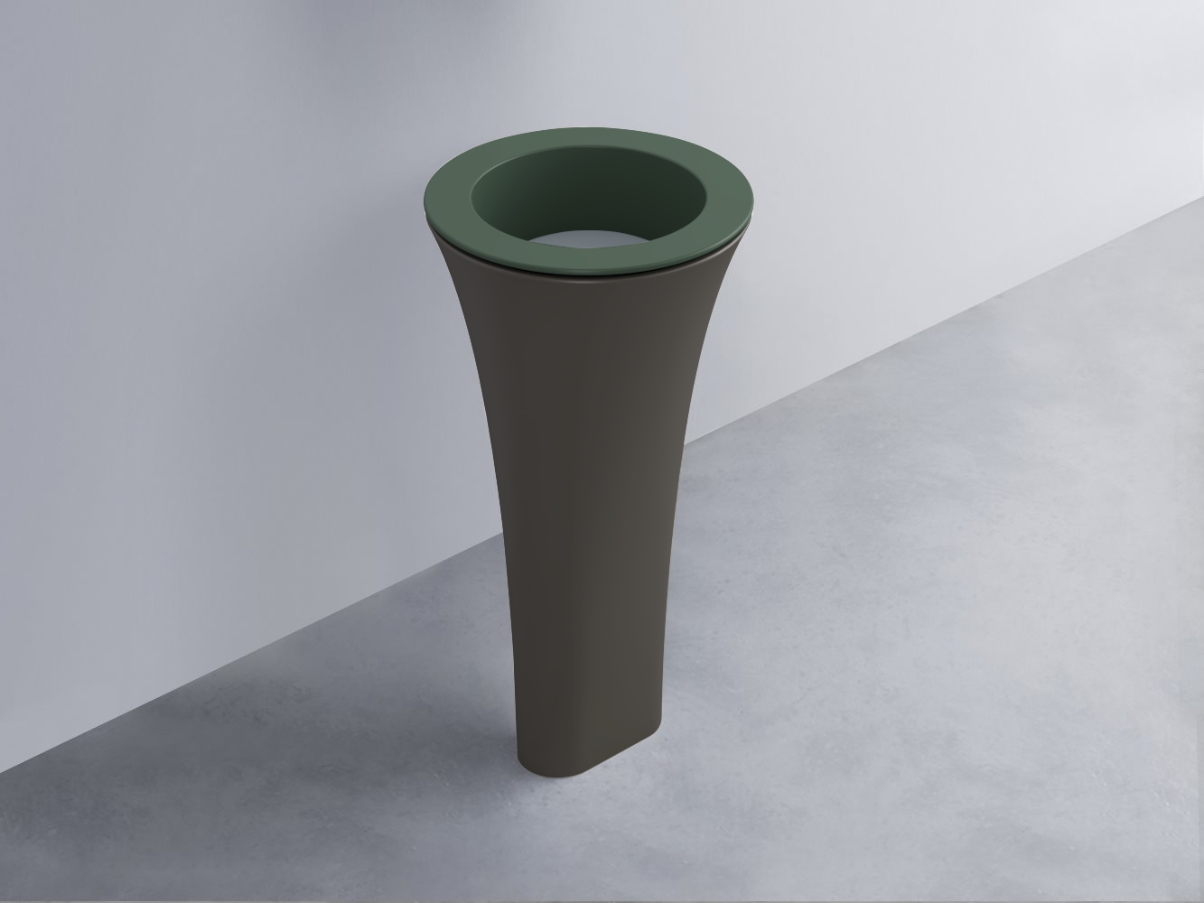 AMLA45-MU+AMPILT-BR+AMCOLT-FN Раковина Amedeo Tondo отдельностоящая cielo Enjoy + Amedeo Ceramica Cielo