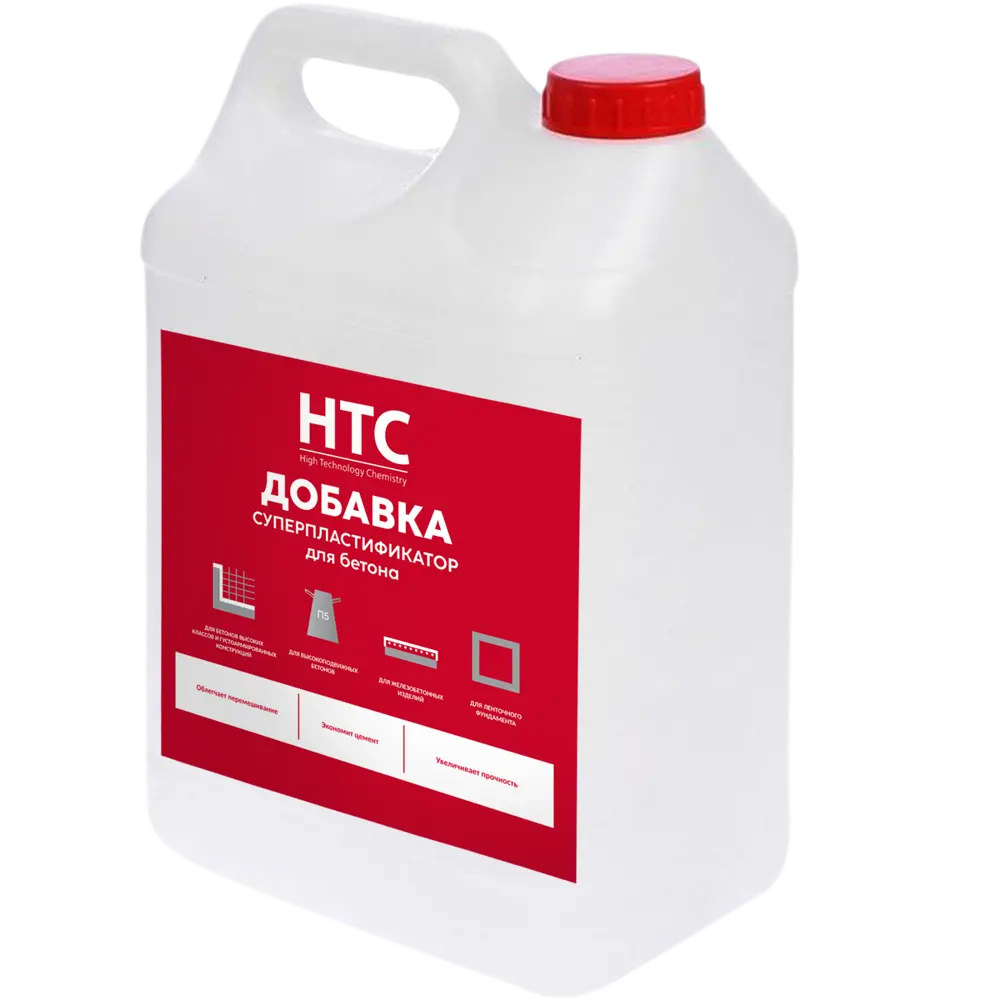 89342011 Добавка для бетона HTC Суперпластификатор 5 л STLM-1016525 