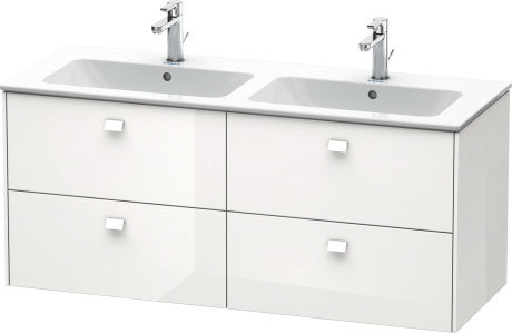 BR410601818 Brioso Тумбочка подвесная Белый матовый, декор Duravit - Вид №2