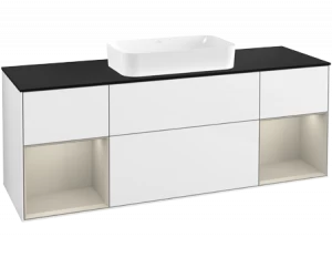 Villeroy&Boch Тумба под раковину Прямоугольная версия F332HHGF Finion Glossy White Lacquer