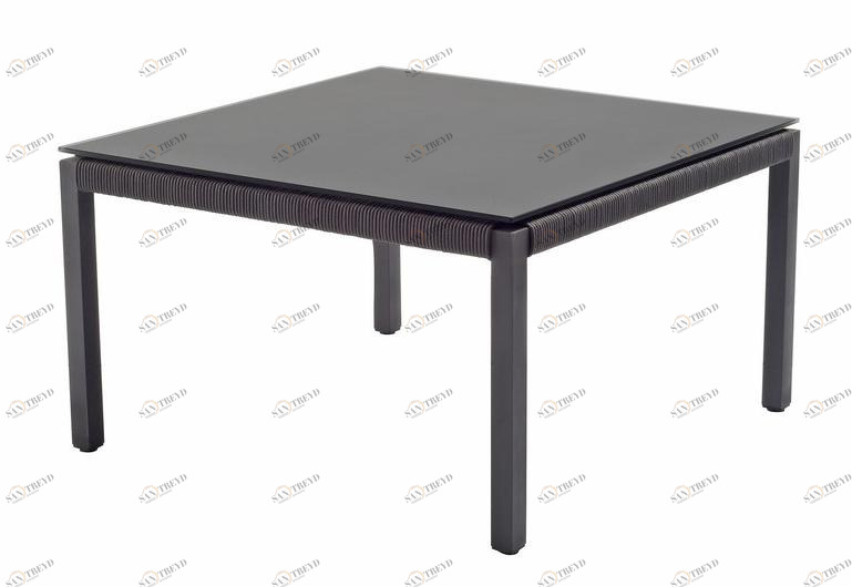 solpuri Квадратный стеклянный садовый журнальный столик Club sun-id-1427384