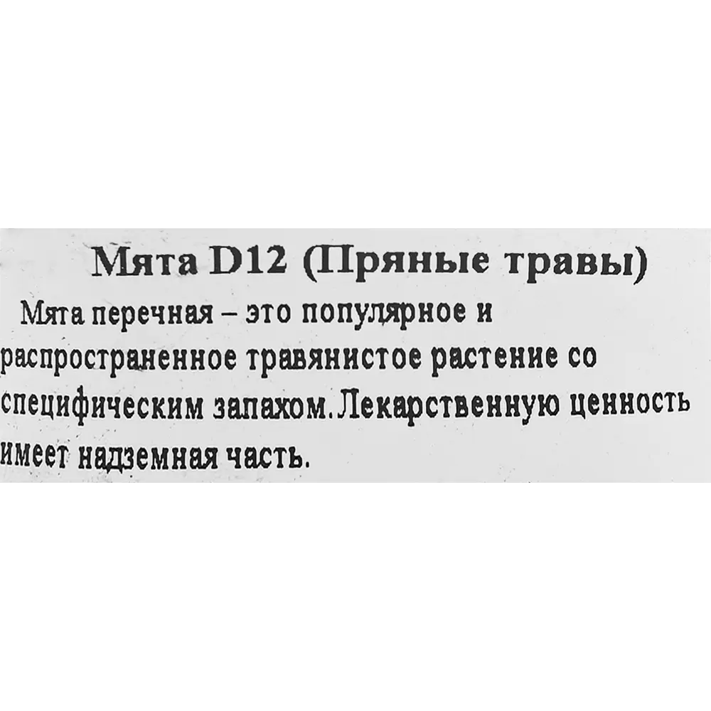 Мята ø12 h25 см 83248604 STLM-2136283 Santreyd  - Вид №1