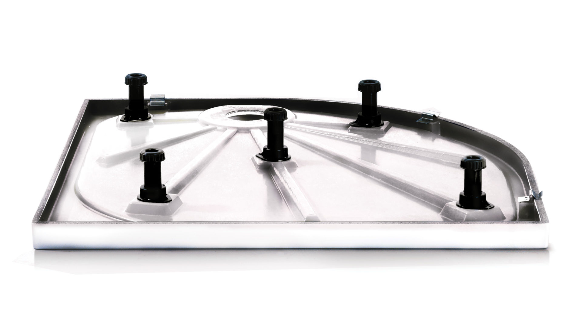 Душевой поддон D976QL Merlyn MStone Хромированный  - Вид №2