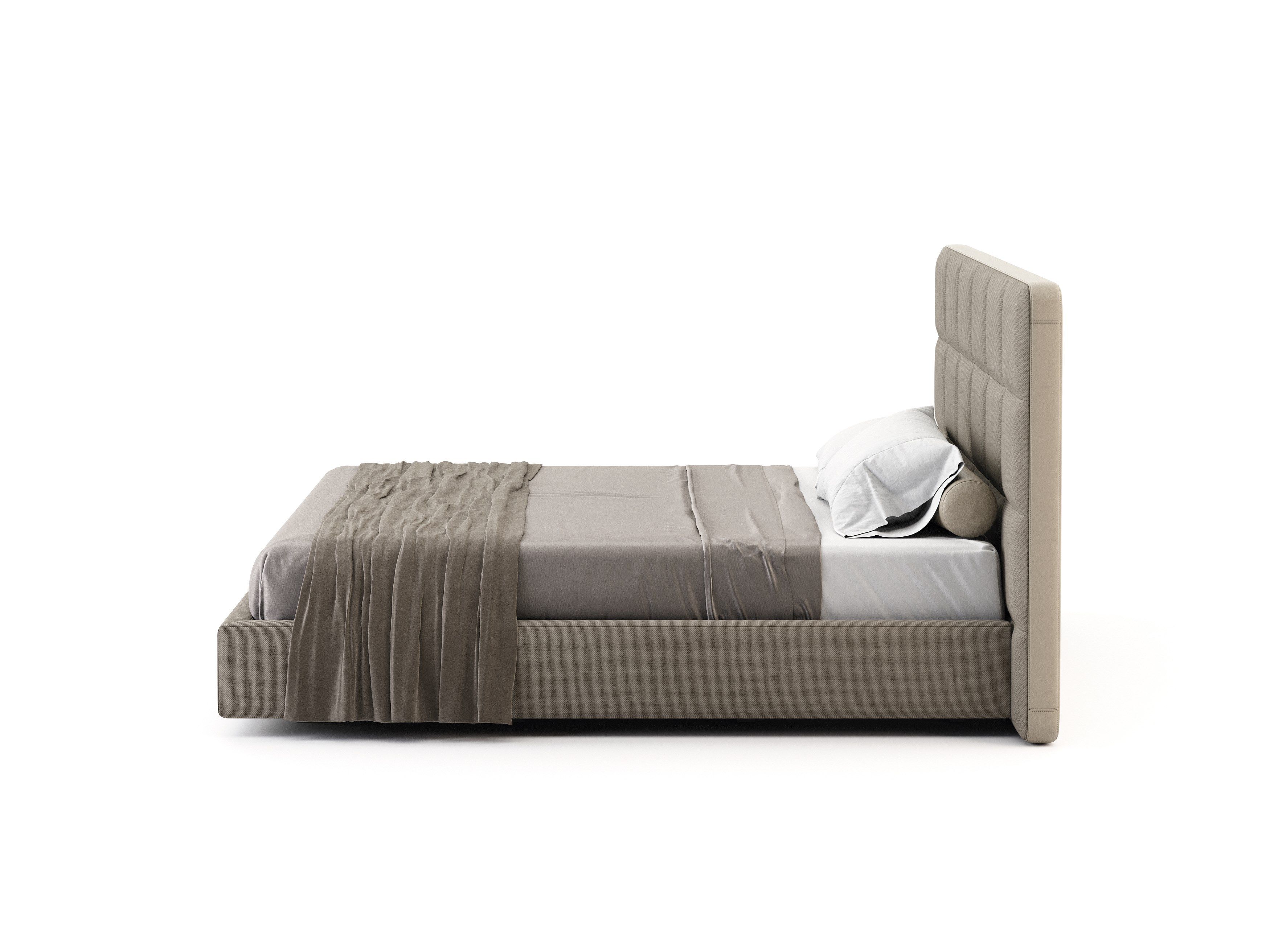 Бархатная двуспальная кровать с мягким изголовьем Stylish Club Мадрид ARCH-00147357 - Вид №15