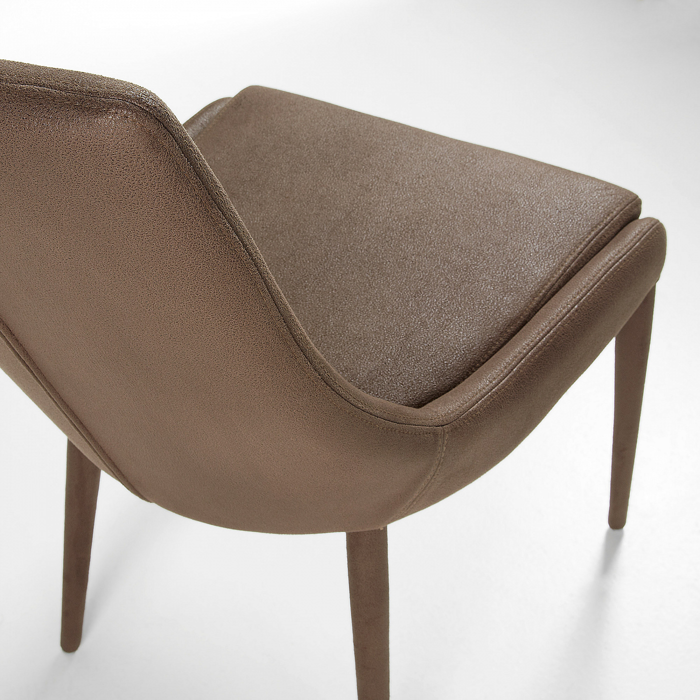 056555 DANT стул FR Eco-Nobuck Темно-коричневый C626FREN09 La Forma Dant  - Вид №2