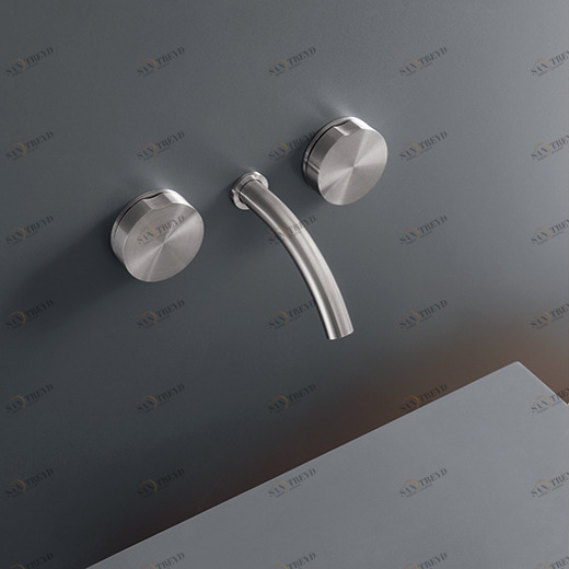 Настенный двойной ручки смеситель с носиком L. 125 мм  GIO13 CEADESIGN 