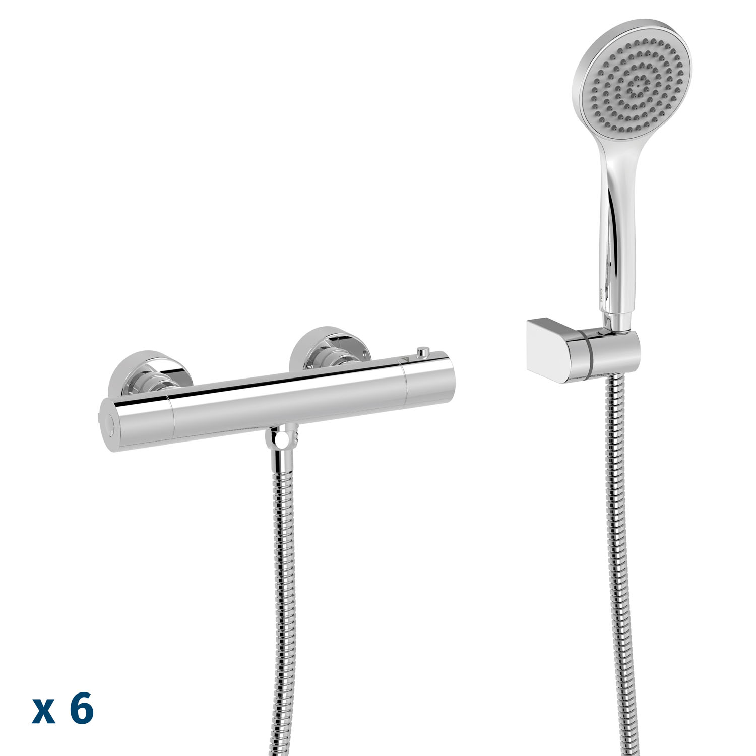 ОСНОВАНИЕ ПЛЮС настенный термостатический смеситель для душа-21616409P TRES Base