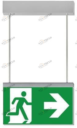 DAISALUX Подвесной аварийный светодиодный светильник для вывесок Ikus sun-id-1506727