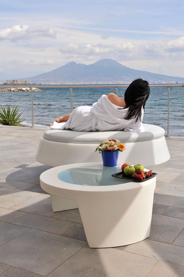 Круглый полиэтиленовый пуф SLIDE GIÒ POUF ARCH-00073266 - Вид №7